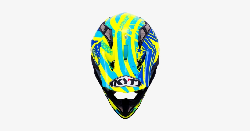 Kyt Helmet Strike Eagle - Kyt Strike Eagle Patriot Blue Yellow, transparent png download