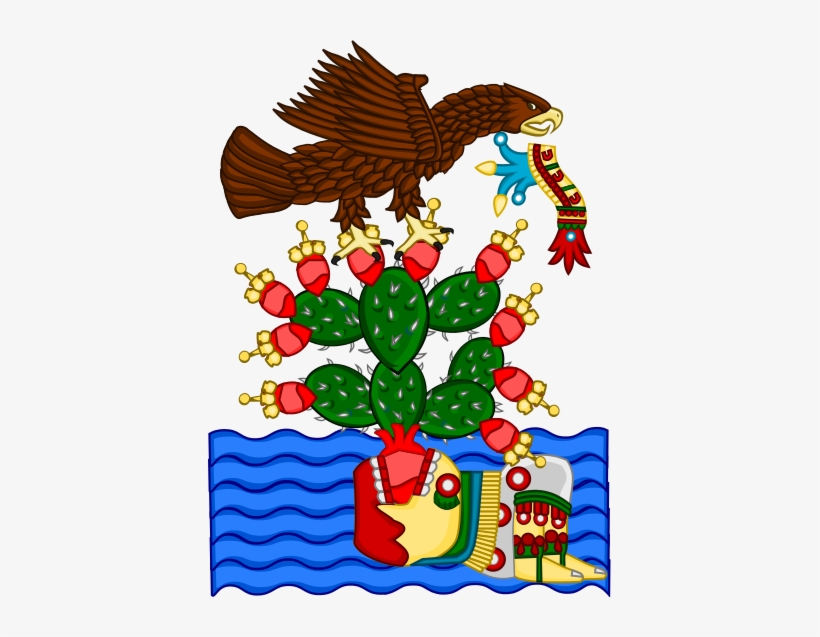 Grabado De La Fundación De México - Aztecs, transparent png download