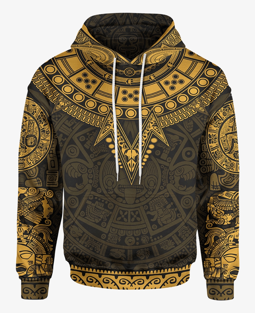 The Eagle Warrior Unisex Hoodie - Aztec Eagle Warrior Hoodie, transparent png download