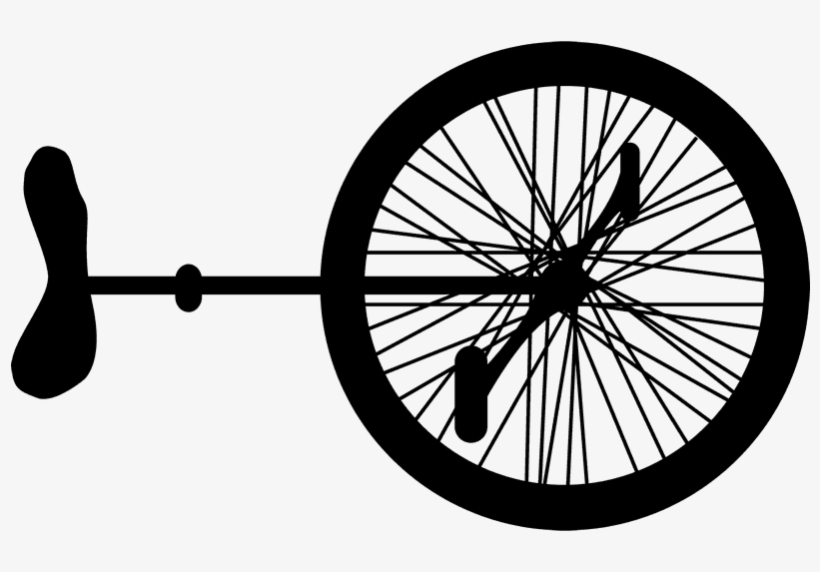 Unicycle Rubber Stamp - Vector Graphics, transparent png download