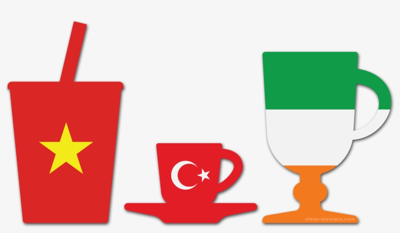 Vietnamese, Turkish And Irish Coffee, transparent png download