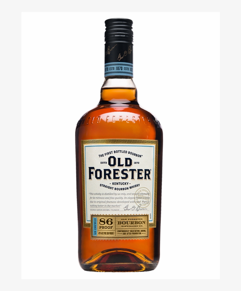 Old Forester Kentucky Straight Bourbon Whiskey - Old Forester 86, transparent png download