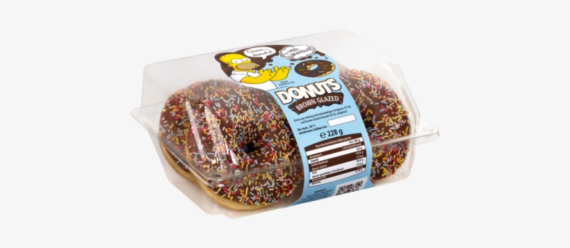 The Simpsons™ Donuts Brown Glazed - Simpsons Donuts Braun Glasiert 228g, transparent png download