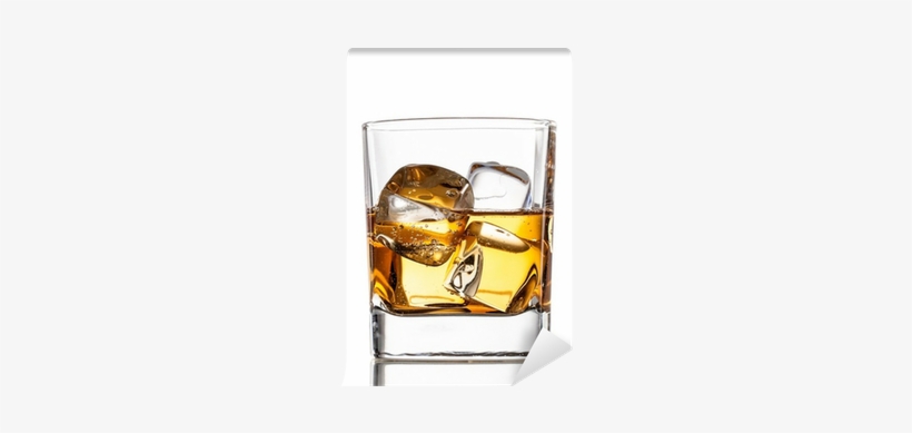 Glass Of Whiskey, Isolated On White Background Wall - Artland Polka-dot 4-pc. Double Old-fashioned Glass, transparent png download