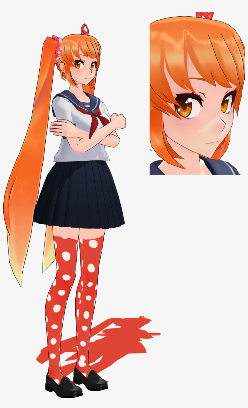 Yandere Simulator Tda Osana Najimi Dl By Nyehnyehnyehmeow-d9oxeuc - Mmd Yandere Simulator Osana Najimi, transparent png download