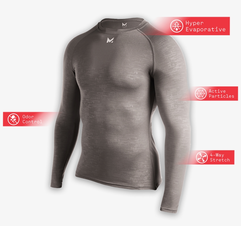 Vaporactive Vaporactive - Long-sleeved T-shirt, transparent png download