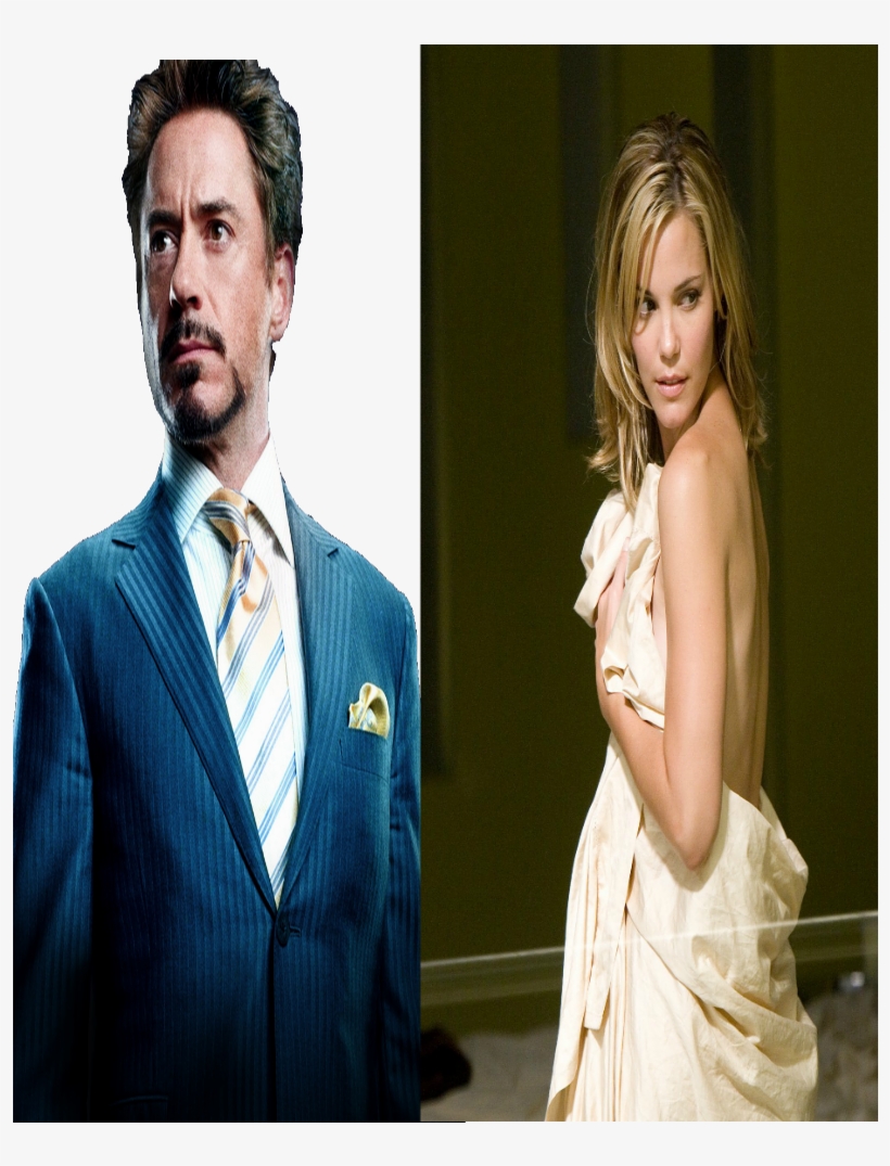 Kiss Between Tony Stark And Christine Everhart, transparent png download