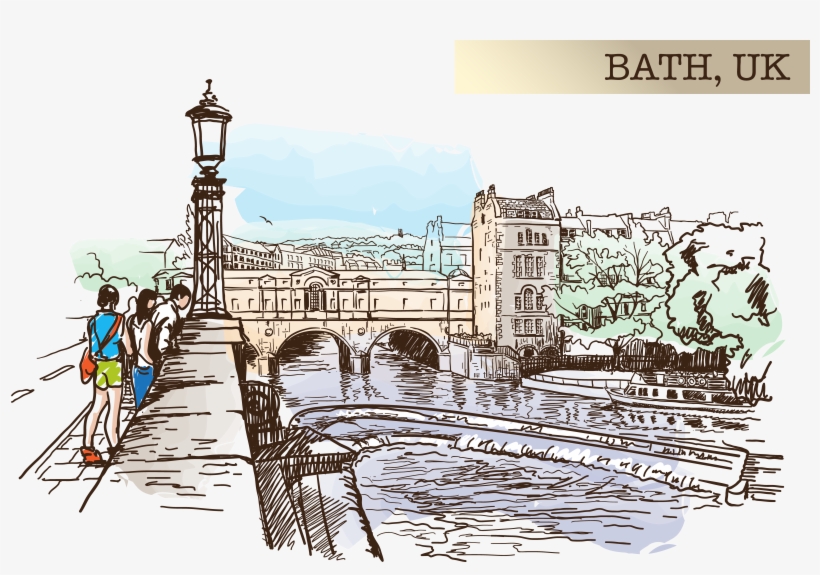 Bath Drawing Sketch, transparent png download