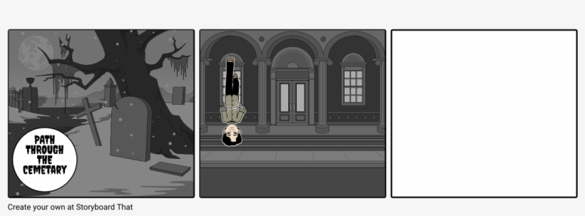 Path Through The Cemetery - Illustration, transparent png download