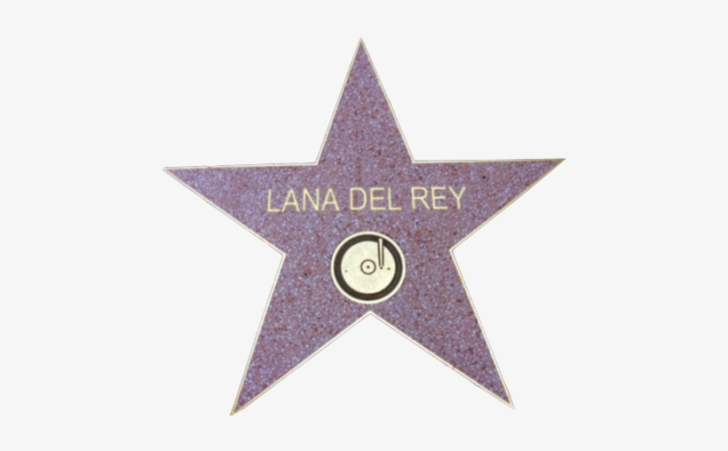 Star, Transparent, And Lana Del Rey Image - Walk Of Fame, transparent png download