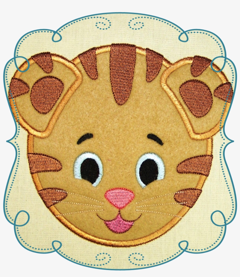Damion Tiger - Machine Embroidery, transparent png download
