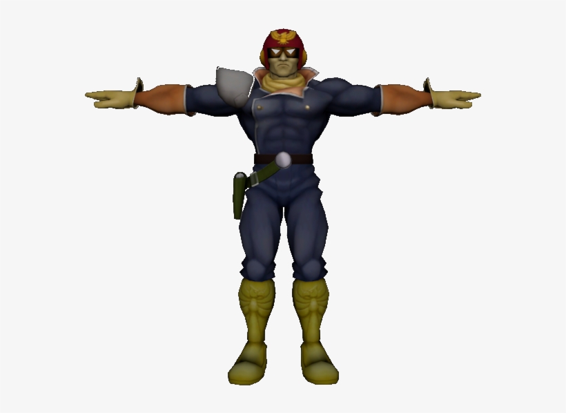 Download Zip Archive - Captain Falcon Smash Wii U Model, transparent png download