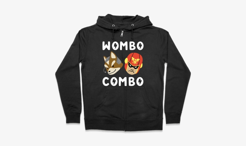 Fox And Captain Falcon Zip Hoodie - Halloween Gives Me The Real Big Frighten Hoodie: Funny, transparent png download