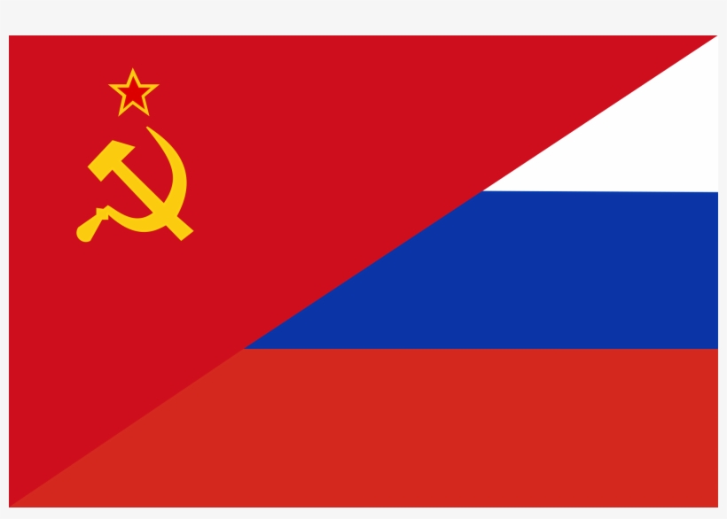 Open - Soviet Union And Russia Flag, transparent png download