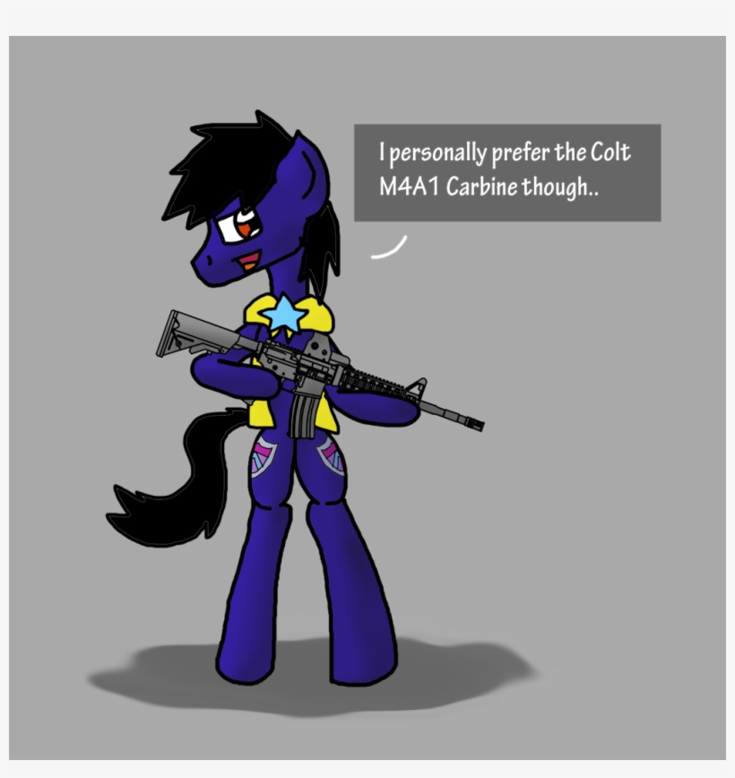Jrapcdaikari, Caption, Dialogue, Gun, M4a1, Oc, Oc - Cartoon, transparent png download