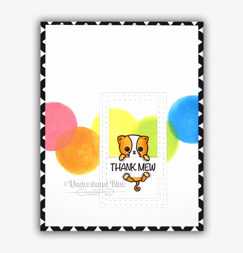 Inkon3 Kitty Card By Understand Blue - Cartoon, transparent png download