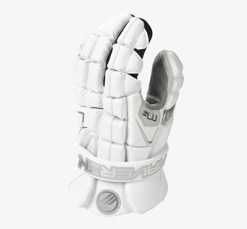 M4 Glove White Back M4 Glove White Back - Maverik M4 Goalie Gloves, transparent png download