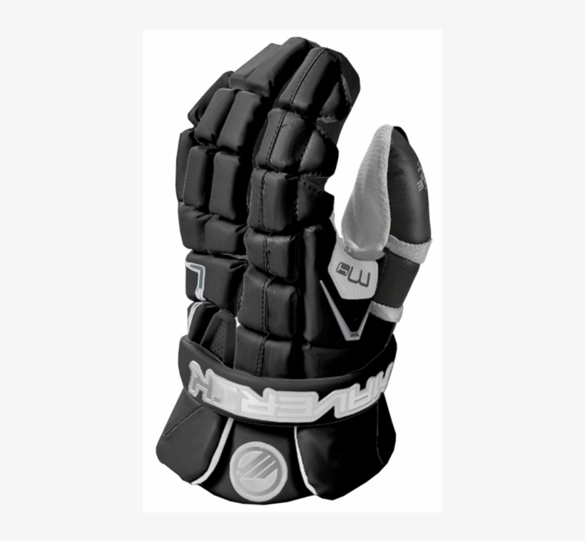 M4 Goalie Glove Black M4 Goalie Glove Black - Maverik M4 Men's Lacrosse Goalie Gloves, transparent png download