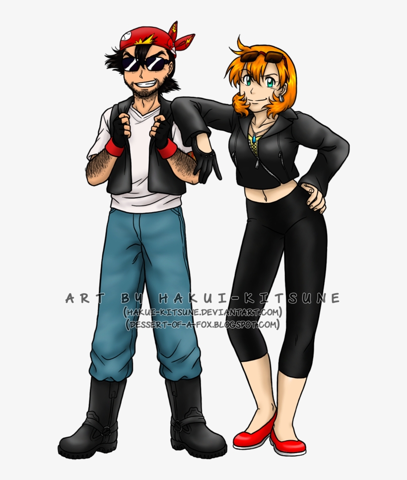 Awesome Ash And Mighty Misty - Hakui, transparent png download
