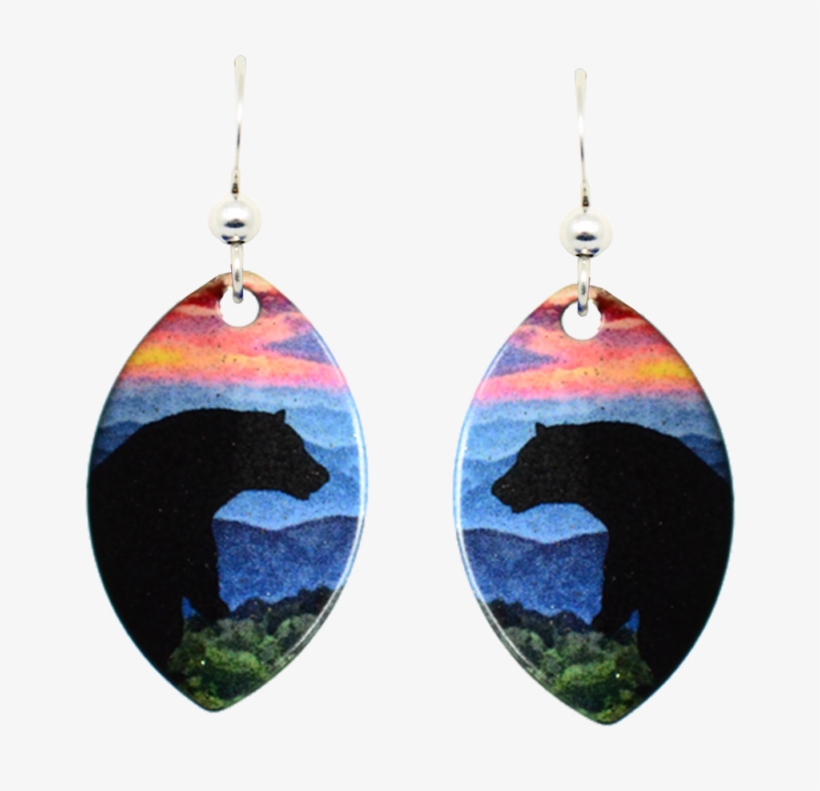 Misty Bear - Earrings, transparent png download
