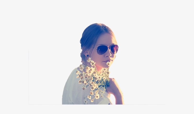 Happy-girl - Sunglasses, transparent png download