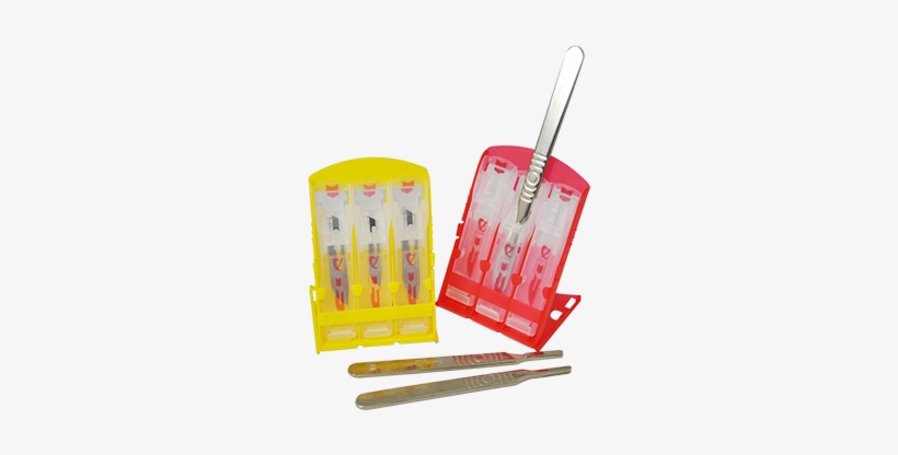 Qlicksmart-bladecassette - Operating Room Scalpel Safety Devices, transparent png download