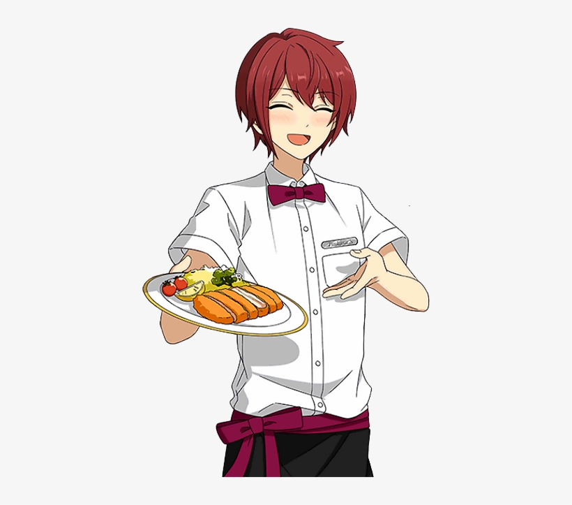 Tsukasa Suou Waiter Dialogue Render - Tsukasa Suou Render, transparent png download