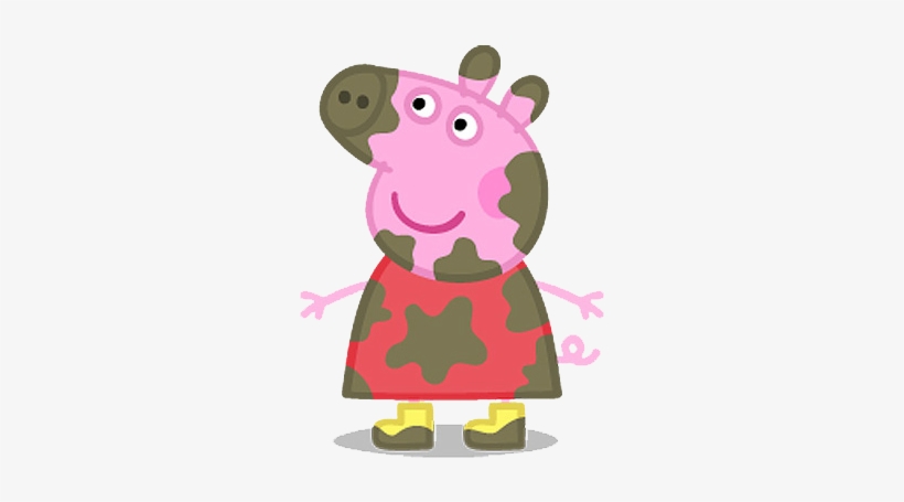 Peppa Pig Na Lama Png - Peppa Pig, transparent png download