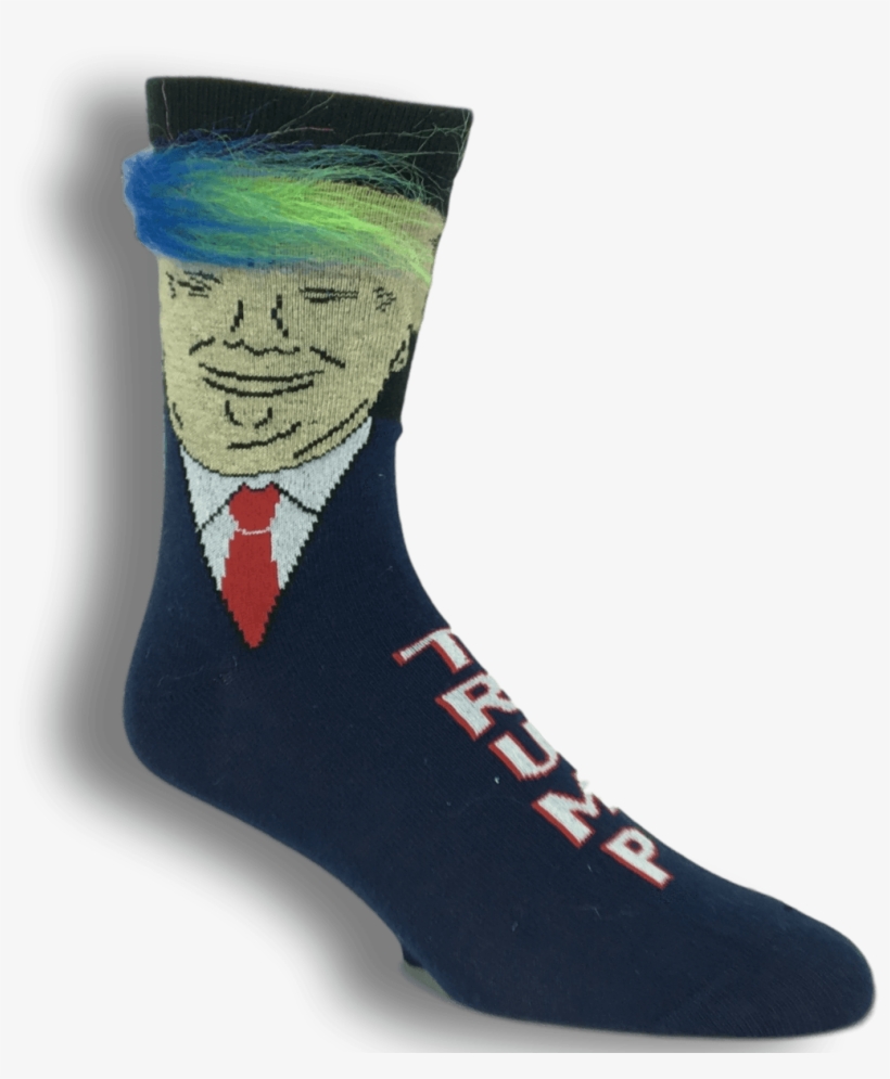 Trump Rainbow Hair Socks - Cowboy Boot, transparent png download