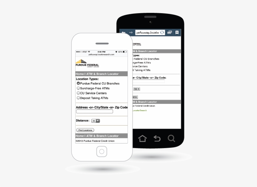 Both Phones Locations Branch And Atm Locations - Mobile Phone, transparent png download