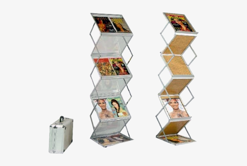 Zig Zag Brochure Stands - Shelf, transparent png download