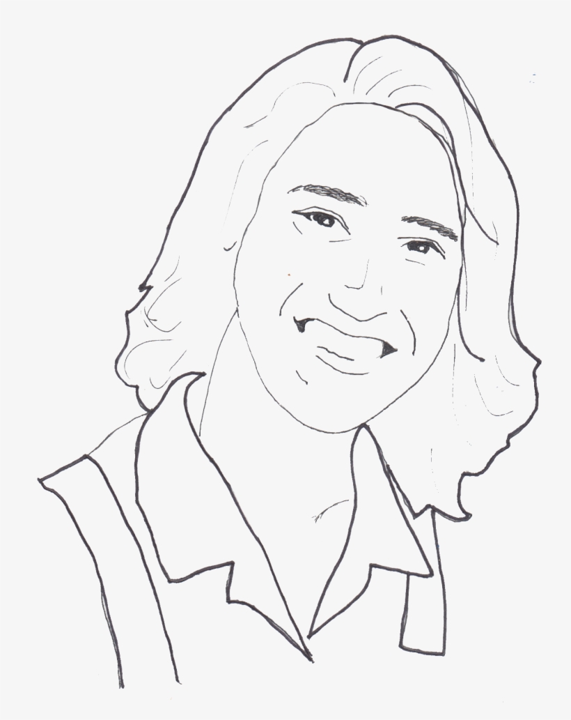 Britt Columnist Sketch Copy - Line Art, transparent png download