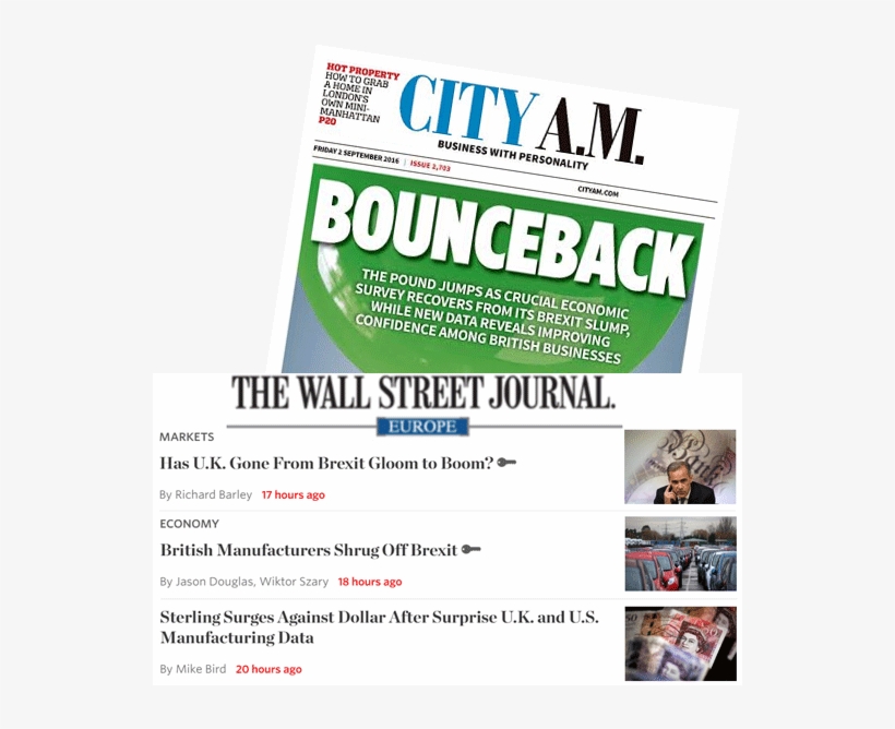 The Financial Pages Seem Full Of Good News For Brexit - Flyer, transparent png download
