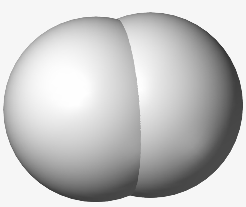 Dihydrogen 3d Vdw - Hydrogen Fluoride Molecule, transparent png download