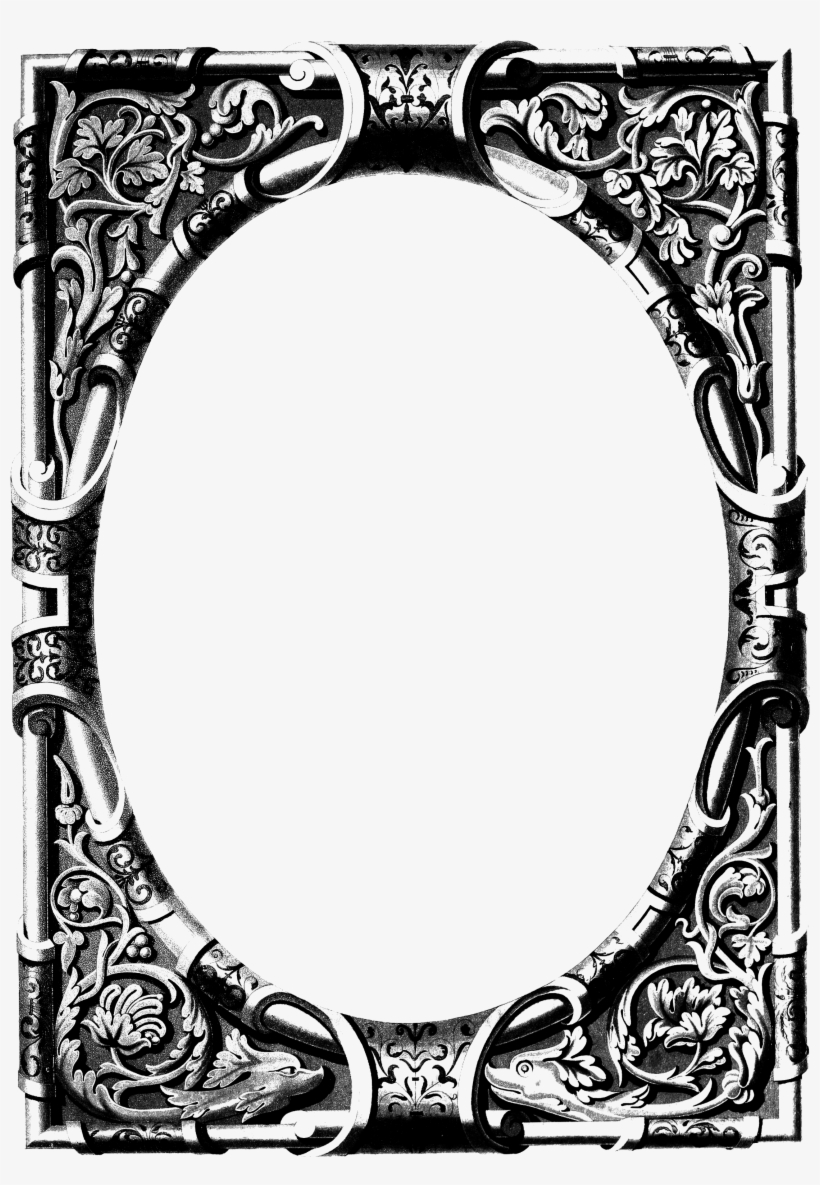 Jpg Transparent Library Free Vintage Image Oh So Nifty - Ornate Frame, transparent png download