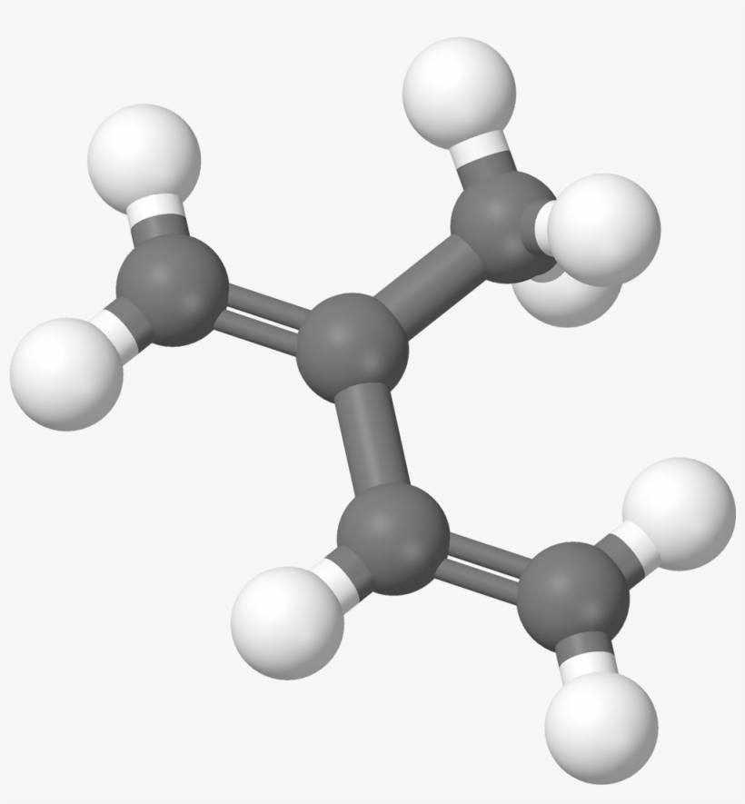 Isoprene 3d Balls B - Molecule, transparent png download
