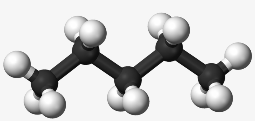 Enter Image Description Here - Pentane 3d Structure, transparent png download