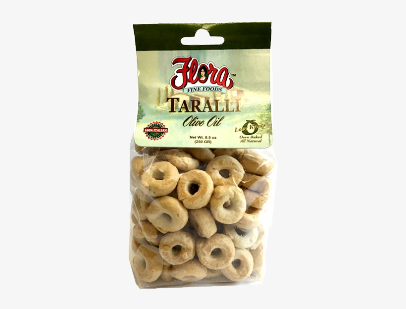 Flora Fine Foods Taralli, Fennel - 8.5 Oz, transparent png download