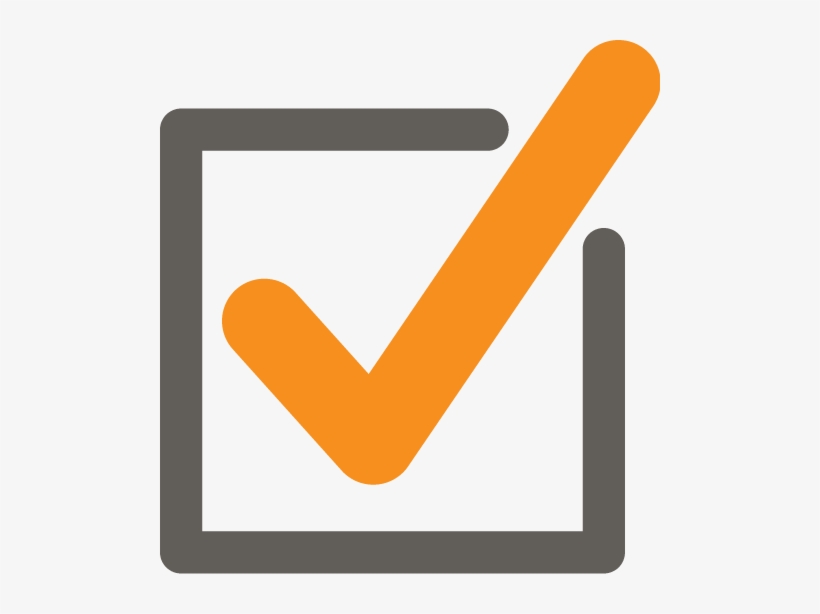 Tornado Safety Tips - Check Icon Orange Png, transparent png download