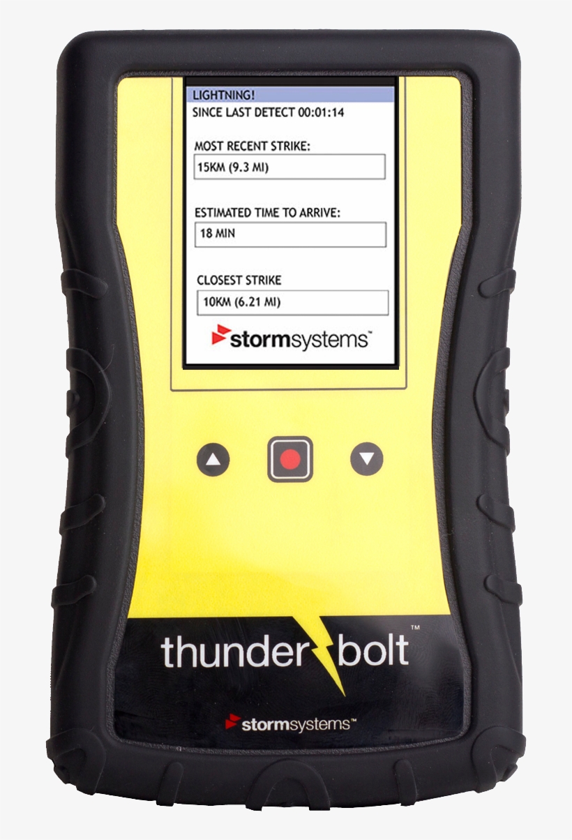 Thunderbolt Lightning Detector - Thunderbolt X2 Digital Lightning Detector, transparent png download