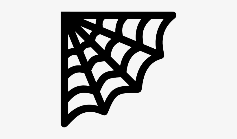 Download Spiderweb Corner - Corner Spider Web Svg - HD Transparent PNG