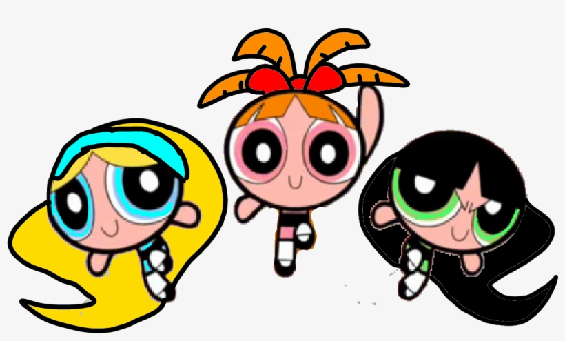Powerplus Girls Ending Hearts - Powerpuff Girls The Day Is Saved, transparent png download