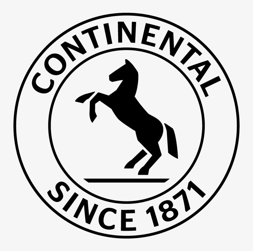 Continental Logo Black Stand Alone - Continental Race 28" 700x20-25c Bicycle Inner Tubes, transparent png download