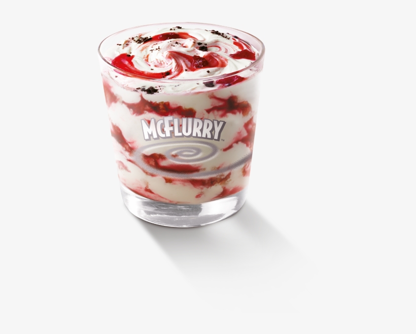 Strawberry Shortcake Mcflurry - Ice Cream, transparent png download