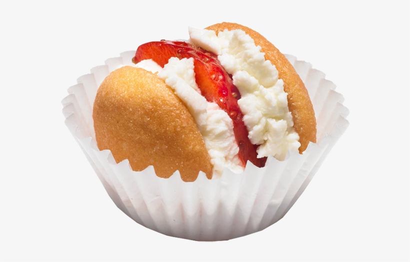 Strawberry Shortcake Bite - Cupcake, transparent png download