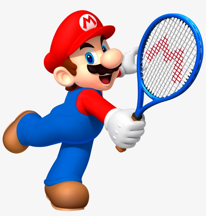 Mario Playing Png Image - Mario Tennis Open Mario, transparent png download
