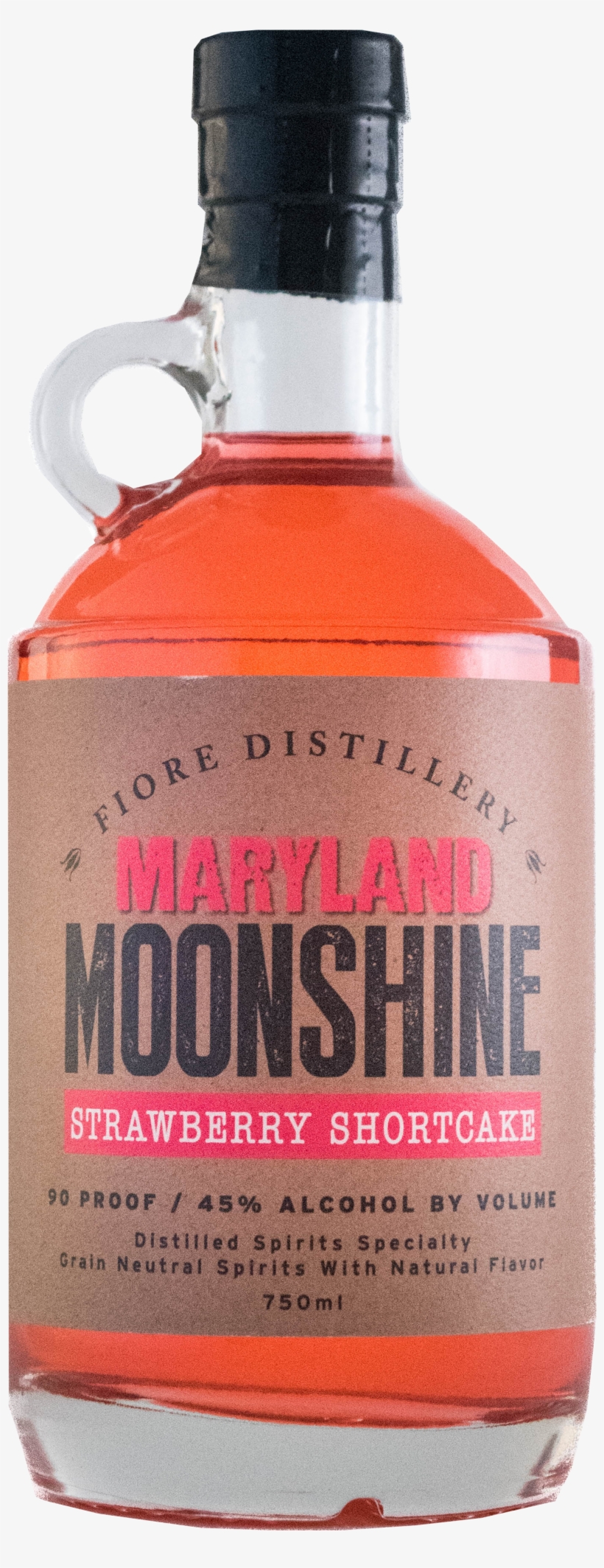 Strawberry Shortcake Moonshine - Bottle, transparent png download