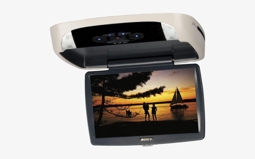 1 Inch Led Backlit Monitor With Built-in Dvd Player - Audiovox 13" Digital Led Backlit Monitor/dvd Player, transparent png download