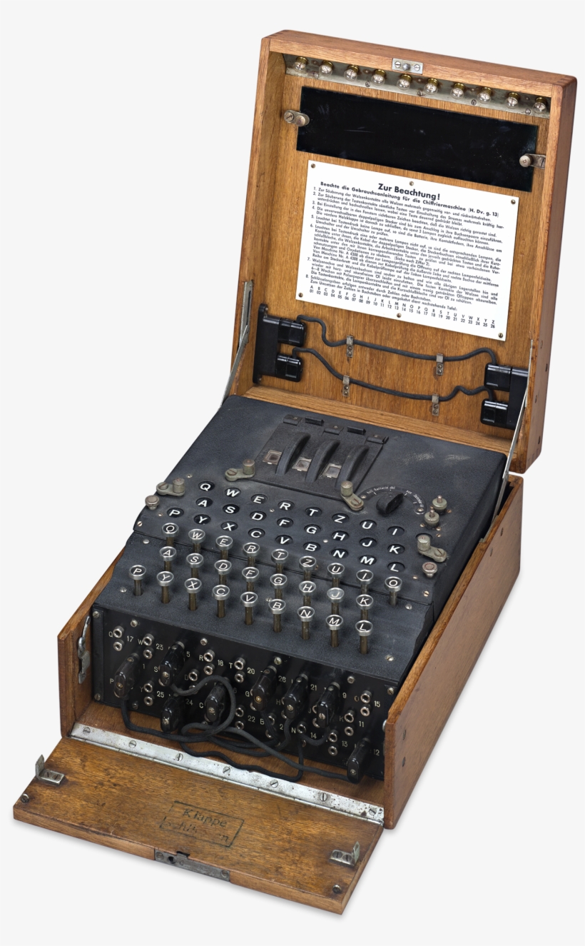 It Is Perhaps One Of The Greatest Mementoes Of Wwii - Enigma Machine 3 Rotor, transparent png download
