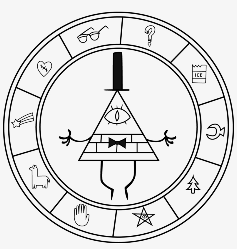 Bill Cipher Coloring Page Coloring Pages